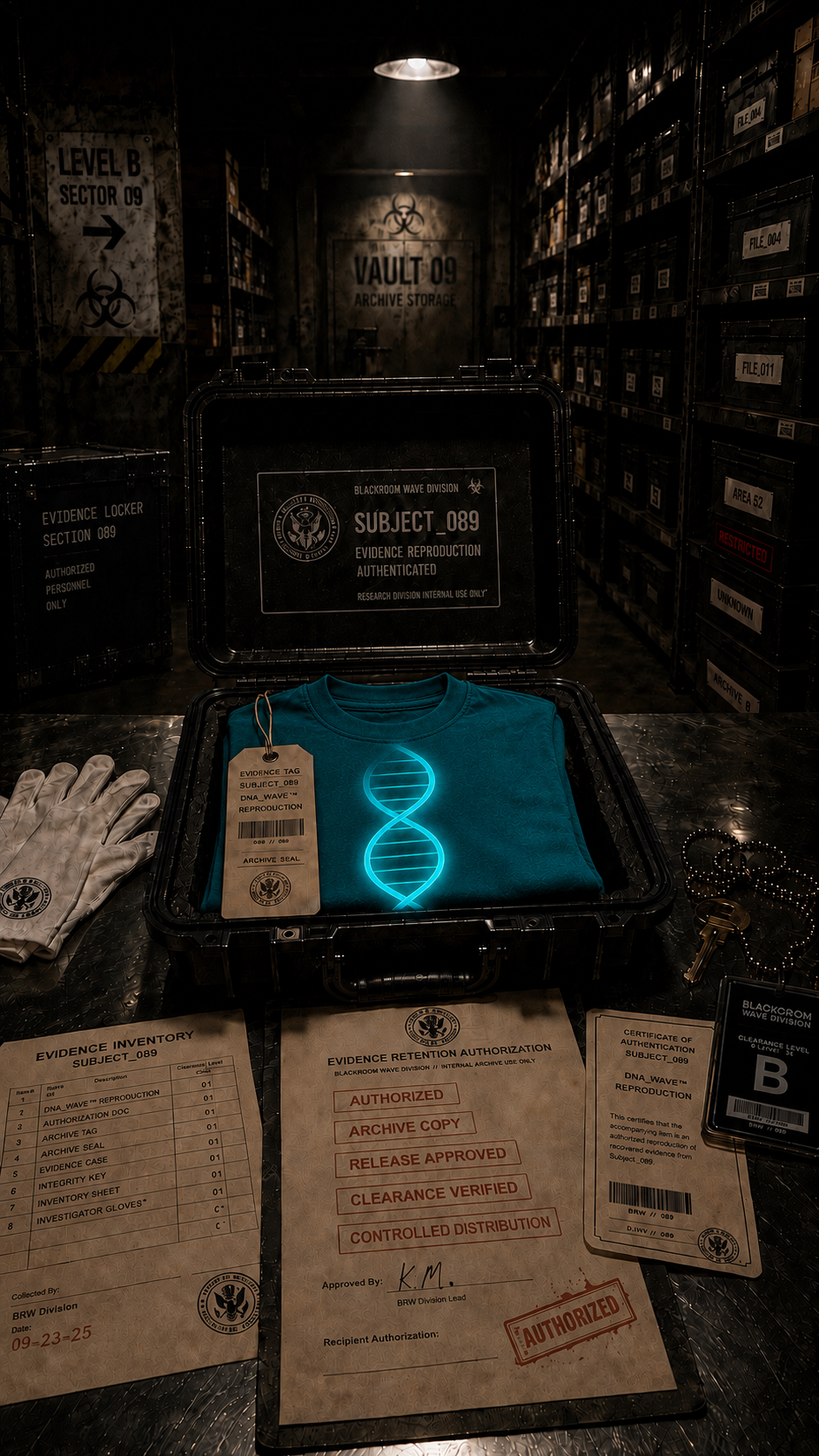 DNA_WAVE™ // SUBJECT_089  Evidence Reproduction