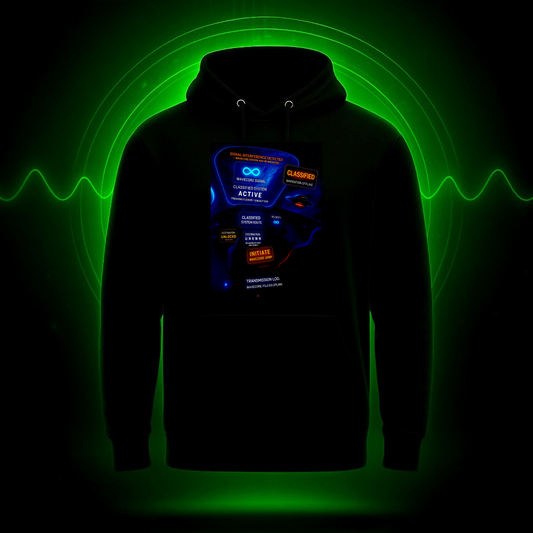 THE BLACKROOM WAVE™ – INTERSTELLAR NAVIGATION [RARE SIGNAL] HOODIE